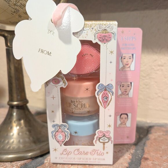 Nicole Miller Lip Care Trio Set – Exfoliator • Lip Scrub • Lip Mask NWT Gift! - Picture 3 of 7